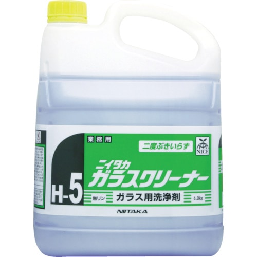 トラスコ中山 ニイタカ ガラスクリーナー 4kg（ご注文単位1個）【直送品】