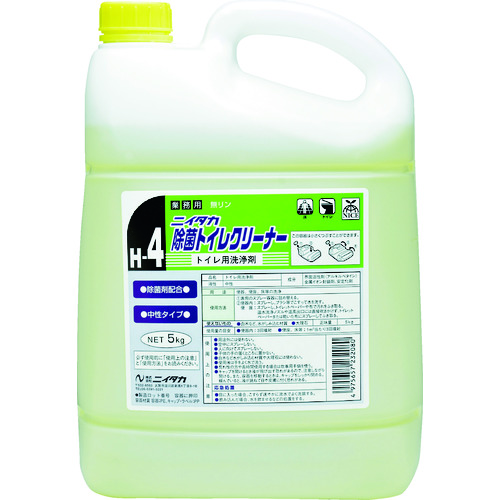 トラスコ中山 ニイタカ 除菌トイレクリーナー 5kg（ご注文単位1本）【直送品】