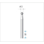 トラスコ中山 ナカニシ 超硬カッター ロング 刃径3mm　476-3025（ご注文単位1本）【直送品】