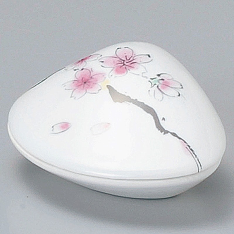 金正陶器 錦桜絵貝型珍味入 1個（ご注文単位1個）【直送品】