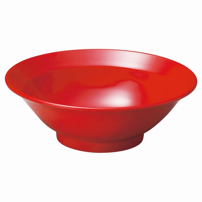 金正陶器 ［M］8寸麺丼 赤（W-179R）［洗］ 1個（ご注文単位1個）【直送品】