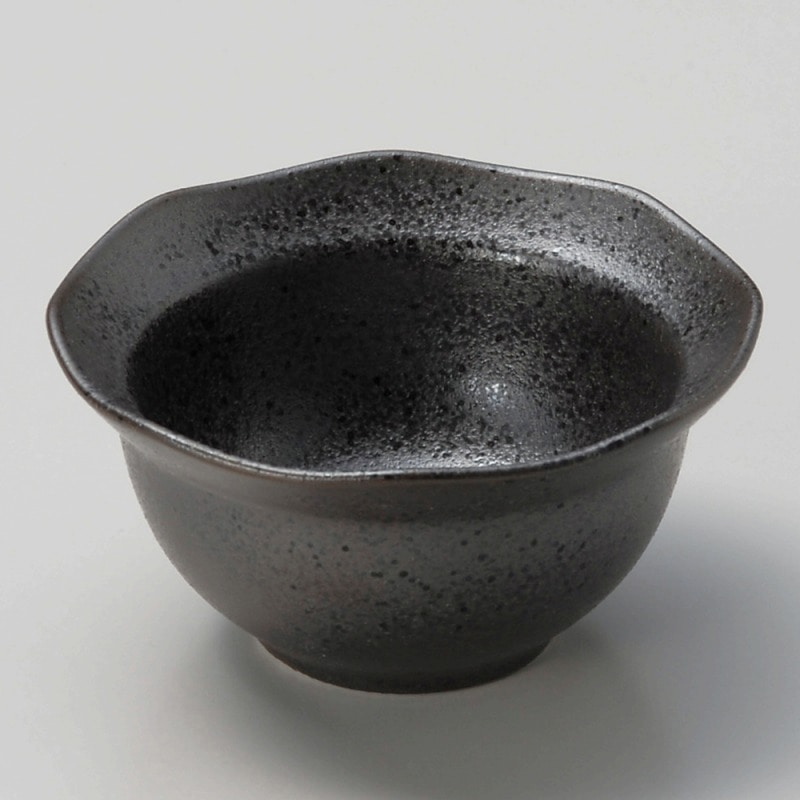 金正陶器 黒茶 八角珍味 1個（ご注文単位1個）【直送品】