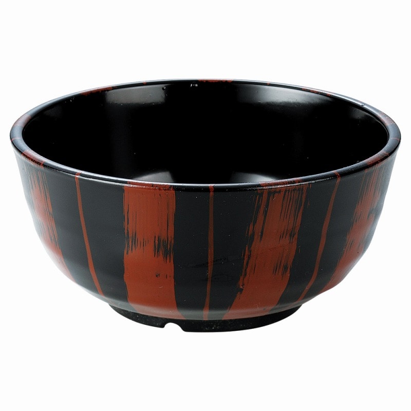 金正陶器 黒朱十草160丼 1個（ご注文単位1個）【直送品】