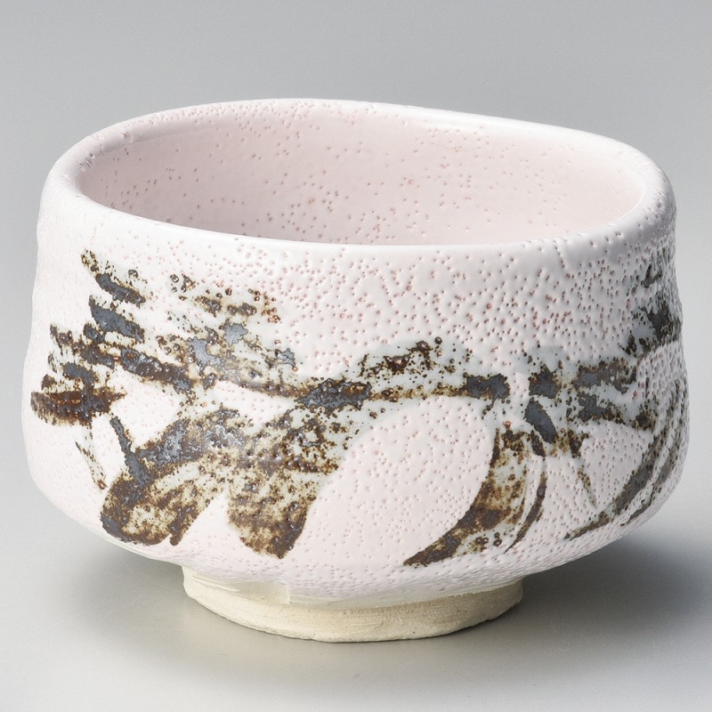 金正陶器 錆絵桜志野抹茶碗 中 1個（ご注文単位1個）【直送品】