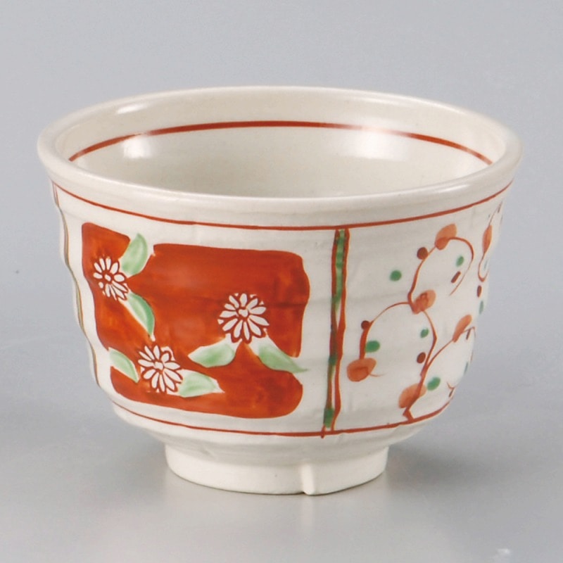 金正陶器 間取赤絵軽々小丼 1個（ご注文単位1個）【直送品】