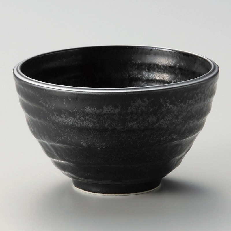 金正陶器 黒水晶荒引茶漬丼 1個（ご注文単位1個）【直送品】