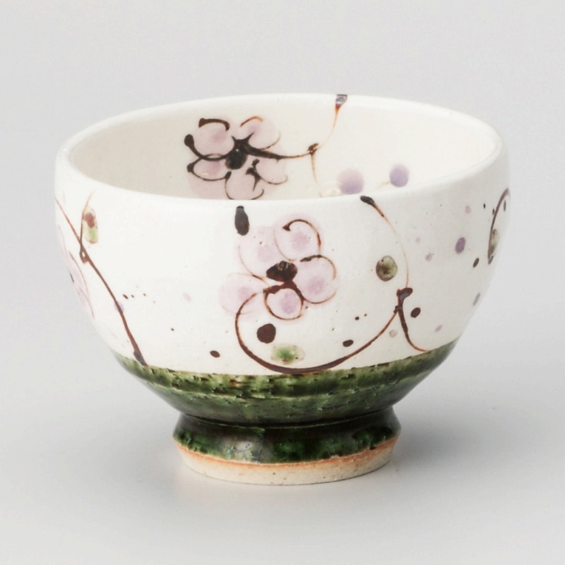 金正陶器 織部花唐草ゆったり碗 1個（ご注文単位1個）【直送品】