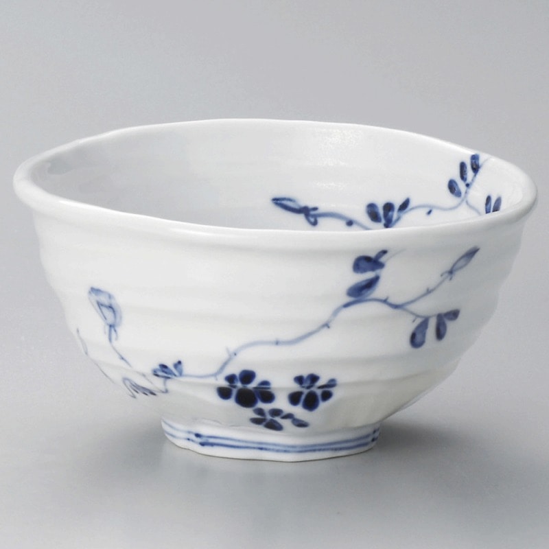 金正陶器 染付花絵変形5.8丼 1個（ご注文単位1個）【直送品】