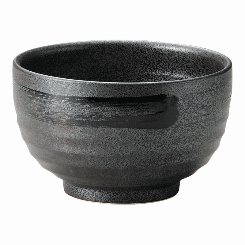 金正陶器 黒御影外黒刷毛5.0多用丼 1個（ご注文単位1個）【直送品】