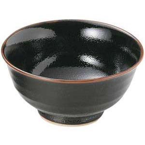 金正陶器 ゆず天目6.0深口丼 1個（ご注文単位1個）【直送品】