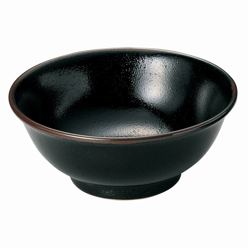 金正陶器 柚子天目反高台6.8丼 1個（ご注文単位1個）【直送品】