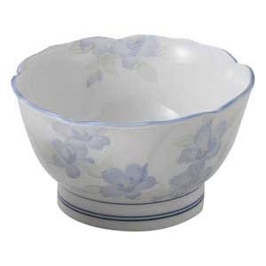 金正陶器 花のささやき桔梗型4.5丼 1個（ご注文単位1個）【直送品】