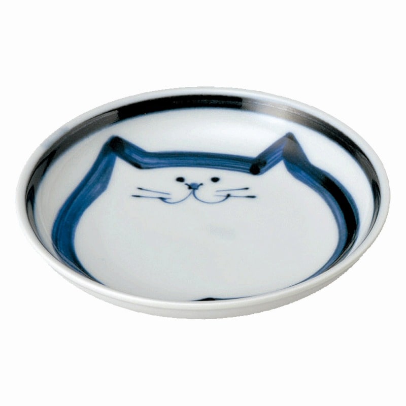 金正陶器 ねこ5.0皿 1個（ご注文単位1個）【直送品】