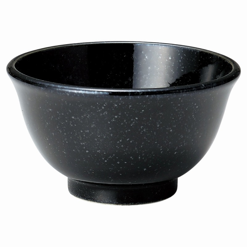 金正陶器 ニューチャイナ（黒・赤）黒反深口5.0丼 1個（ご注文単位1個）【直送品】