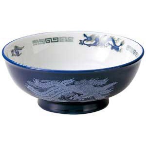 金正陶器 ルリ白竜6.5玉丼 1個（ご注文単位1個）【直送品】