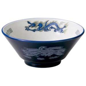 金正陶器 ルリ白竜ライス丼 1個（ご注文単位1個）【直送品】