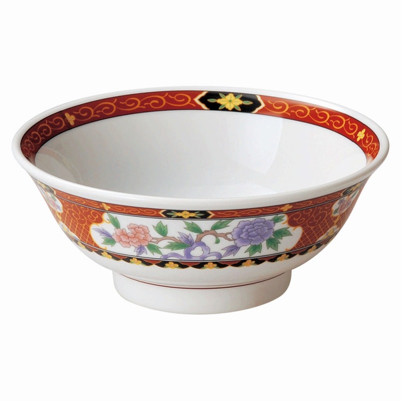 金正陶器 紅華祥6.3高台丼 1個（ご注文単位1個）【直送品】