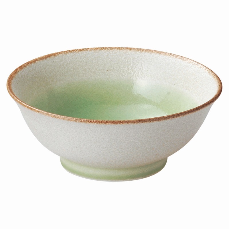 金正陶器 釉彩（若草・ピンク）若草高台6.8丼 1個（ご注文単位1個）【直送品】