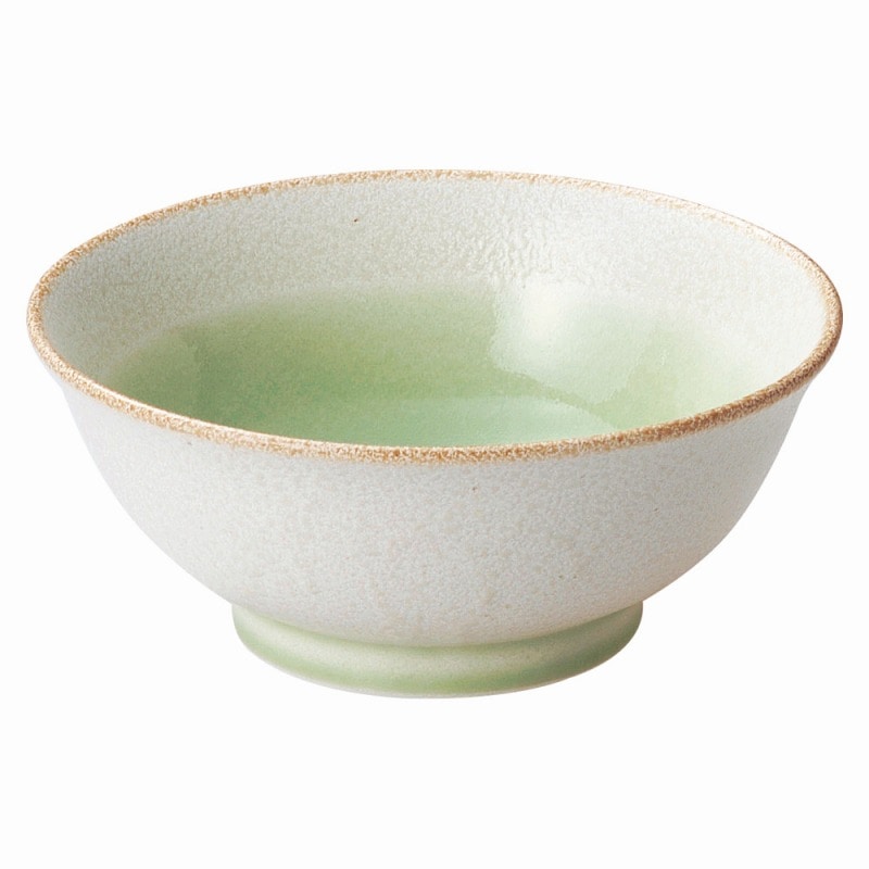 金正陶器 釉彩（若草・ピンク）若草高台6.5丼 1個（ご注文単位1個）【直送品】