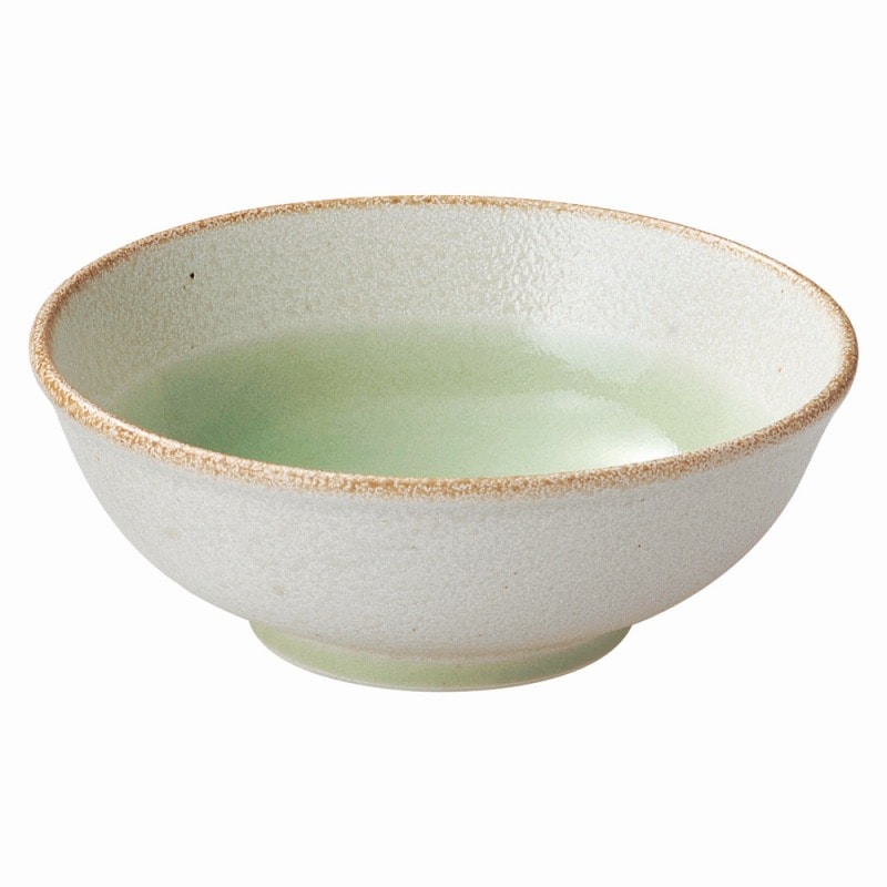 金正陶器 釉彩（若草・ピンク）若草玉渕6.5丼 1個（ご注文単位1個）【直送品】