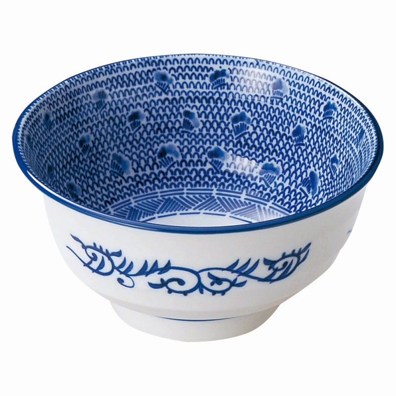 金正陶器 新古代波（タイスキ）5.5深口丼 1個（ご注文単位1個）【直送品】