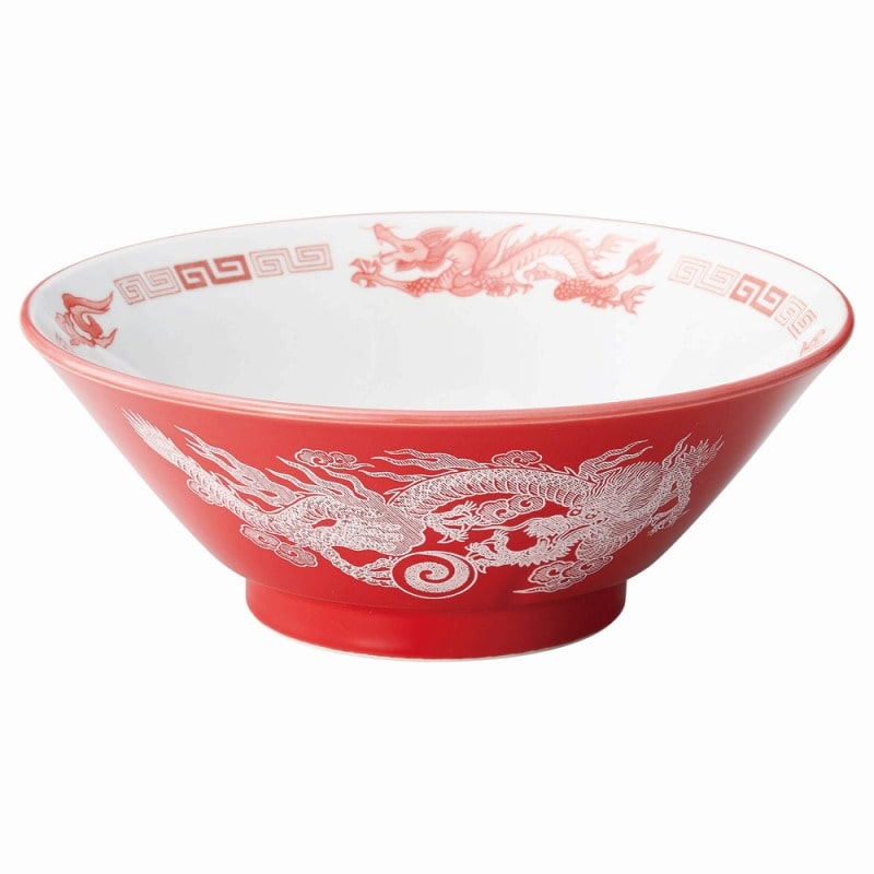 金正陶器 アカ白竜6.8切立丼 1個（ご注文単位1個）【直送品】