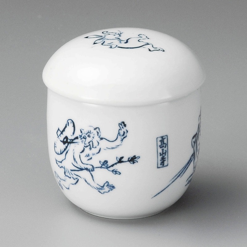 金正陶器 鳥獣戯画むし碗 1個（ご注文単位1個）【直送品】