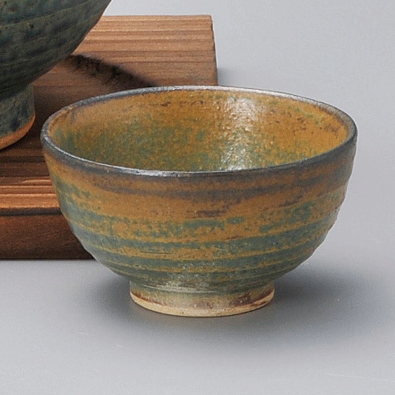 金正陶器 織部伊良保盃 1個（ご注文単位1個）【直送品】