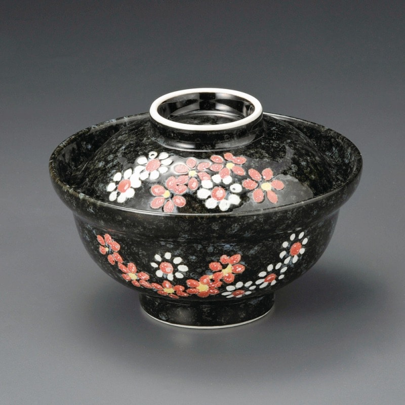 金正陶器 花飾り5.0蓋丼 1個（ご注文単位1個）【直送品】