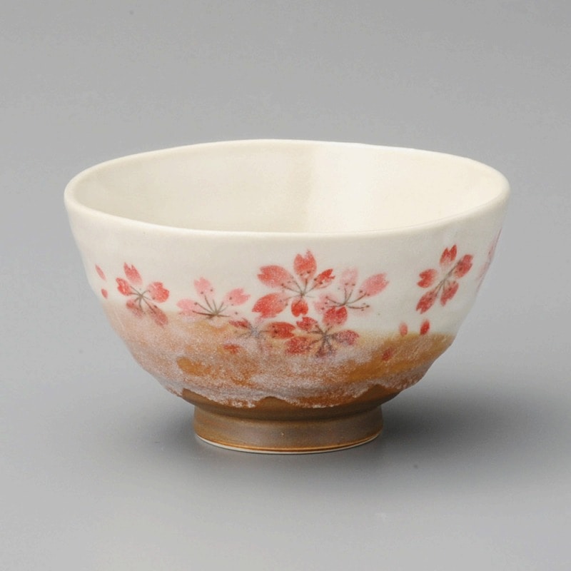 金正陶器 平安桜茶碗 1個（ご注文単位1個）【直送品】