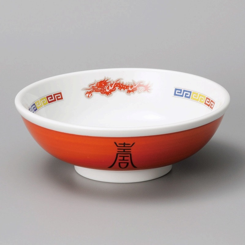 金正陶器 赤巻三色雷門7.0玉丼 1個（ご注文単位1個）【直送品】