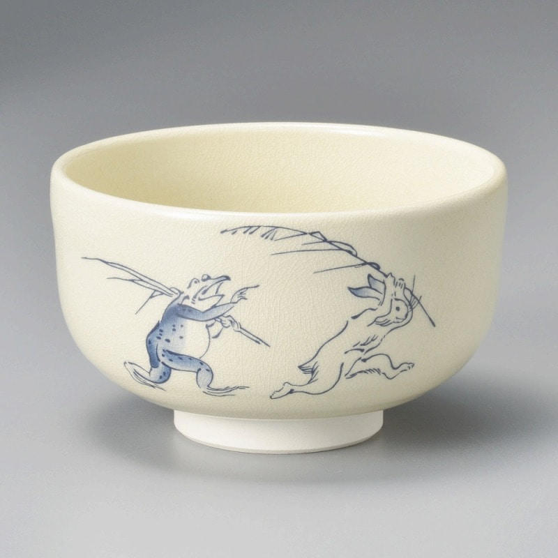 金正陶器 白鳥獣戯画切立茶碗 1個（ご注文単位1個）【直送品】