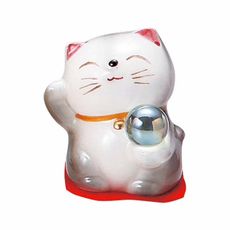 金正陶器 開運風水ﾐﾆ猫(灰色) 1個（ご注文単位1個）【直送品】