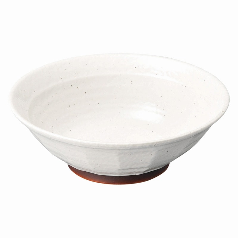 金正陶器 粉引石目　型入8.0ラーメン丼 1個（ご注文単位1個）【直送品】