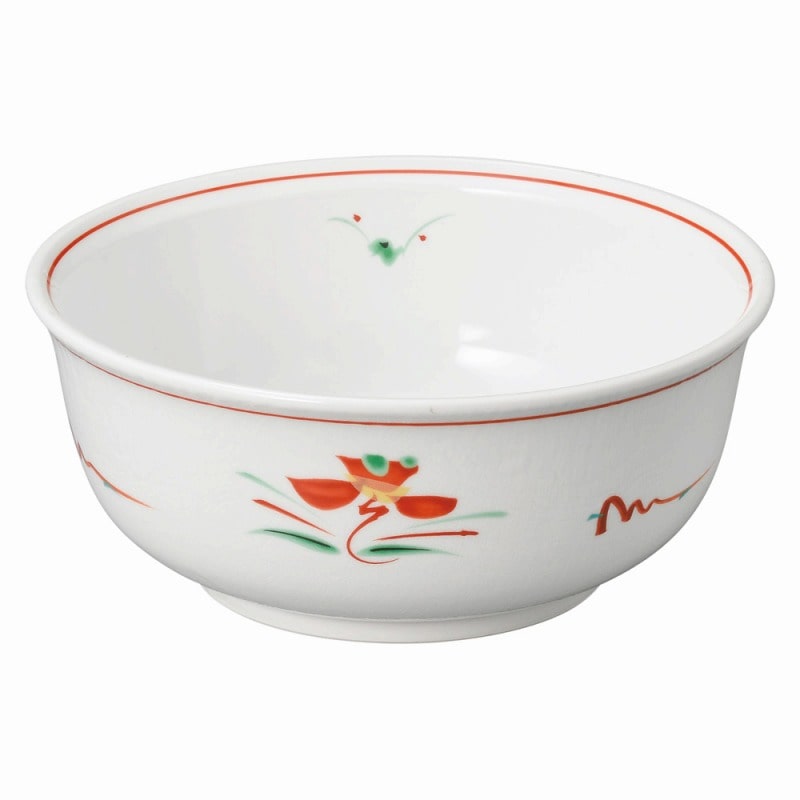 金正陶器 赤絵花紋　6.0多用丼 1個（ご注文単位1個）【直送品】