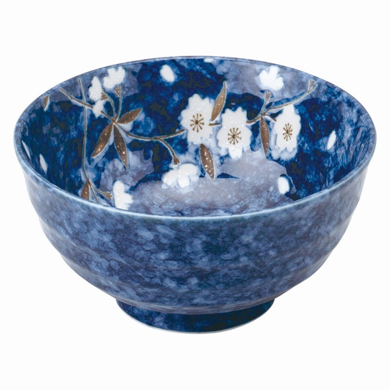 金正陶器 ナス紺桜　5.5多用丼 1個（ご注文単位1個）【直送品】