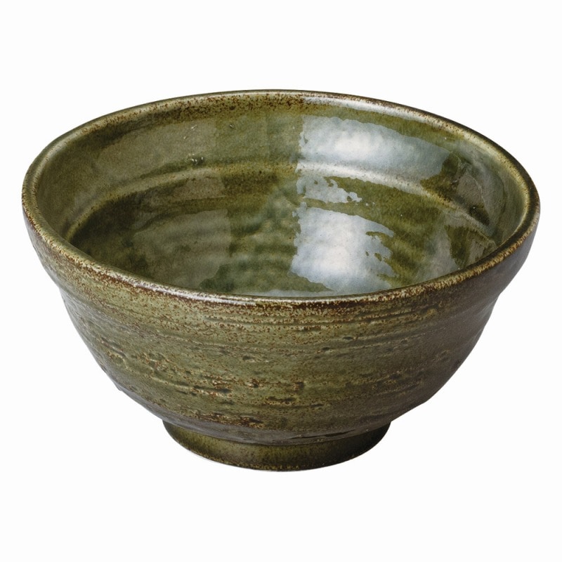 金正陶器 深緑　段付6.0丼（大） 1個（ご注文単位1個）【直送品】