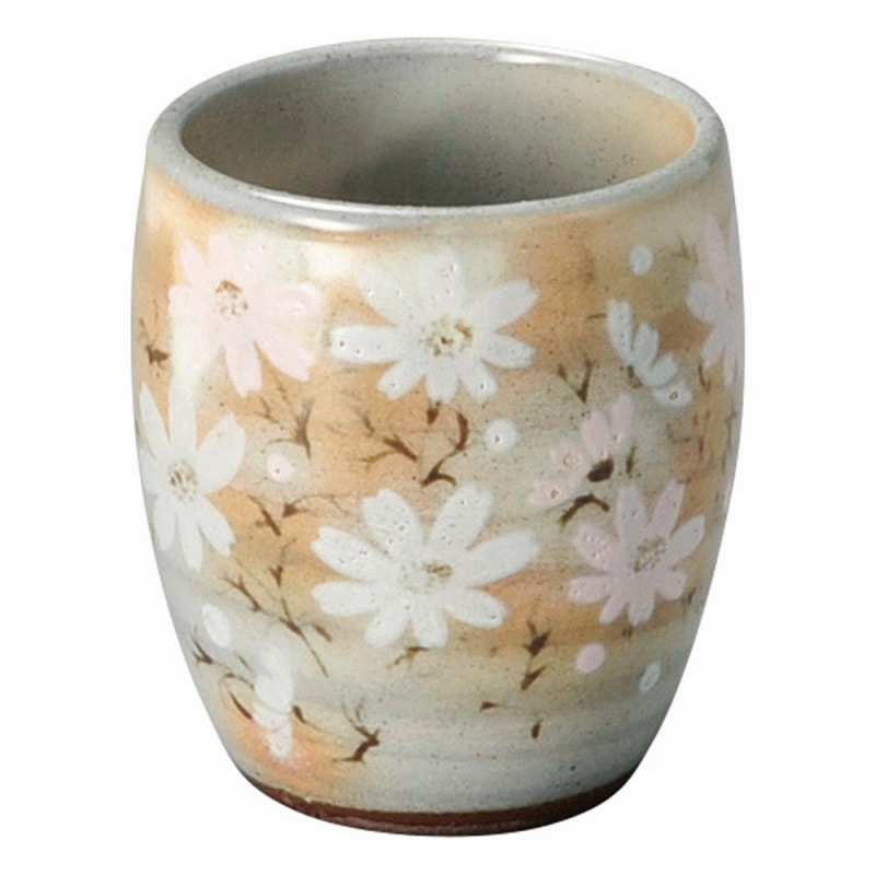 金正陶器 御本手秋桜花（コスモス）　湯呑（小） 1個（ご注文単位1個）【直送品】