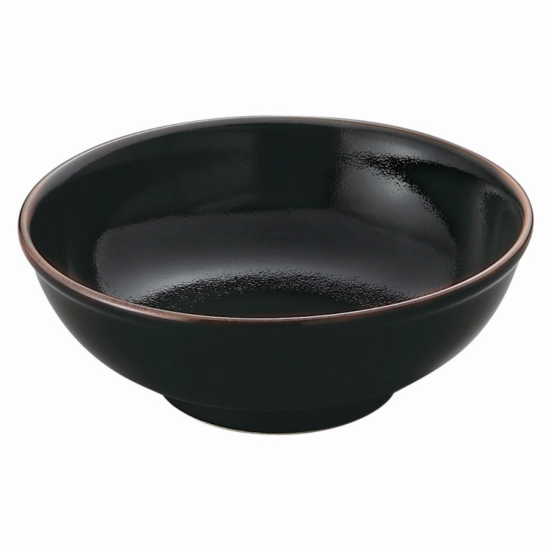 金正陶器 柚子黒天目　6.0玉丼 1個（ご注文単位1個）【直送品】