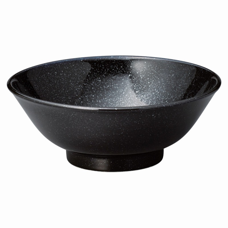 金正陶器 ニューチャイナ　黒反高台7.0丼 1個（ご注文単位1個）【直送品】