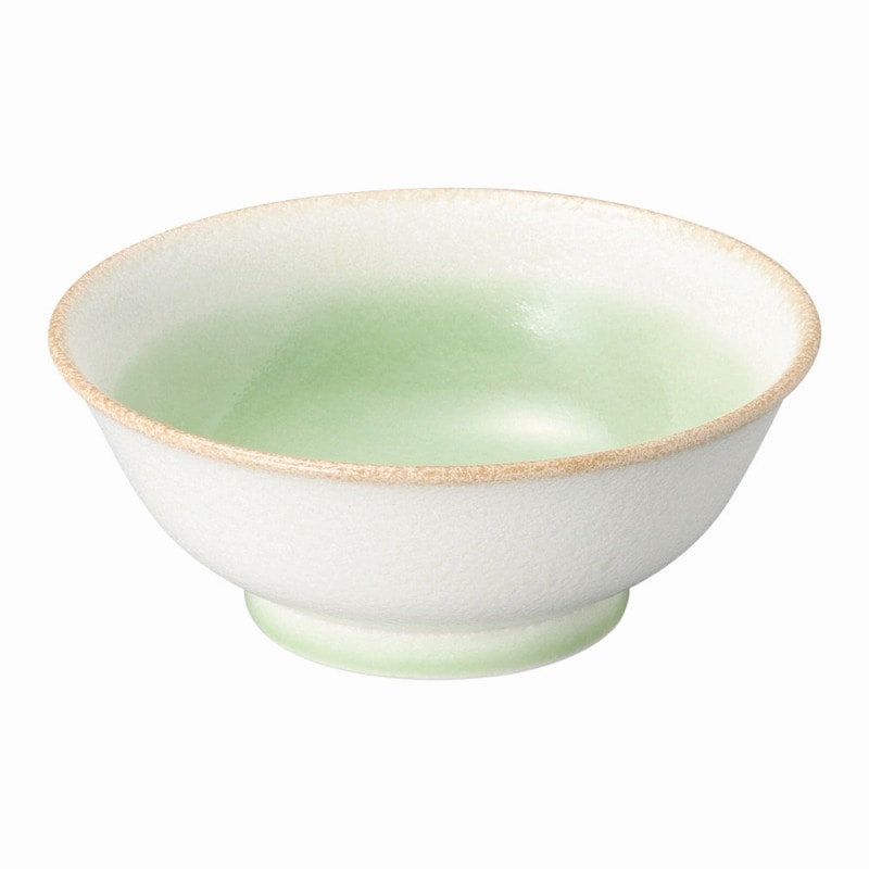 金正陶器 釉彩　（若草）　高台6.8丼 1個（ご注文単位1個）【直送品】