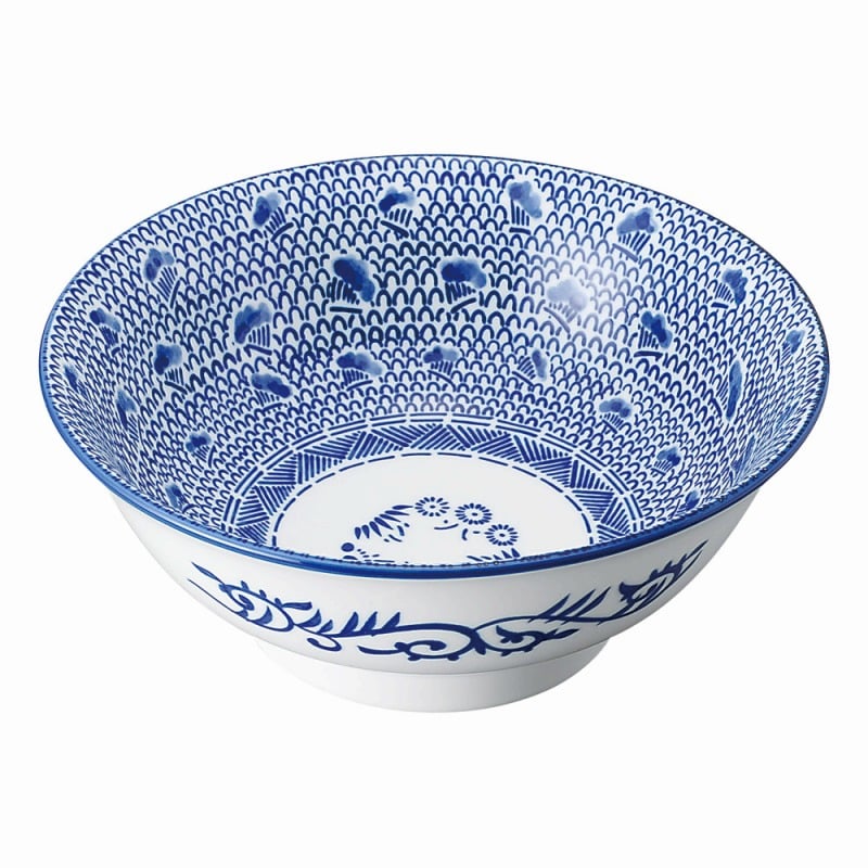 金正陶器 新古代波（タイスキ）　6.8高台丼 1個（ご注文単位1個）【直送品】