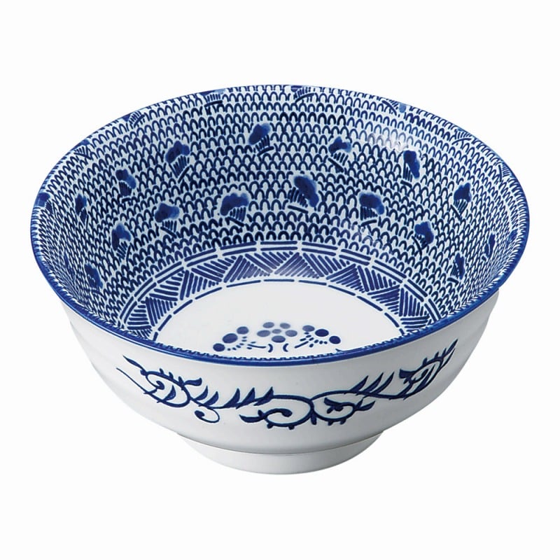 金正陶器 新古代波（タイスキ）　5.0深口丼 1個（ご注文単位1個）【直送品】