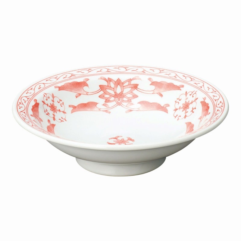 金正陶器 紅蘭　6.0丸高台丼 1個（ご注文単位1個）【直送品】