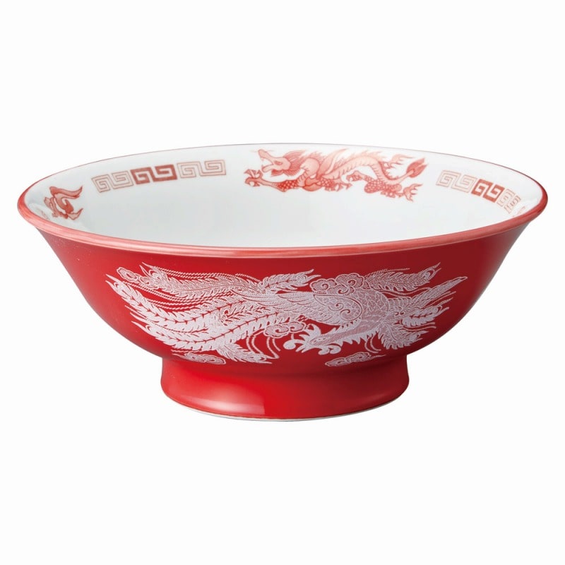 金正陶器 アカ白竜　7.0反高台丼 1個（ご注文単位1個）【直送品】