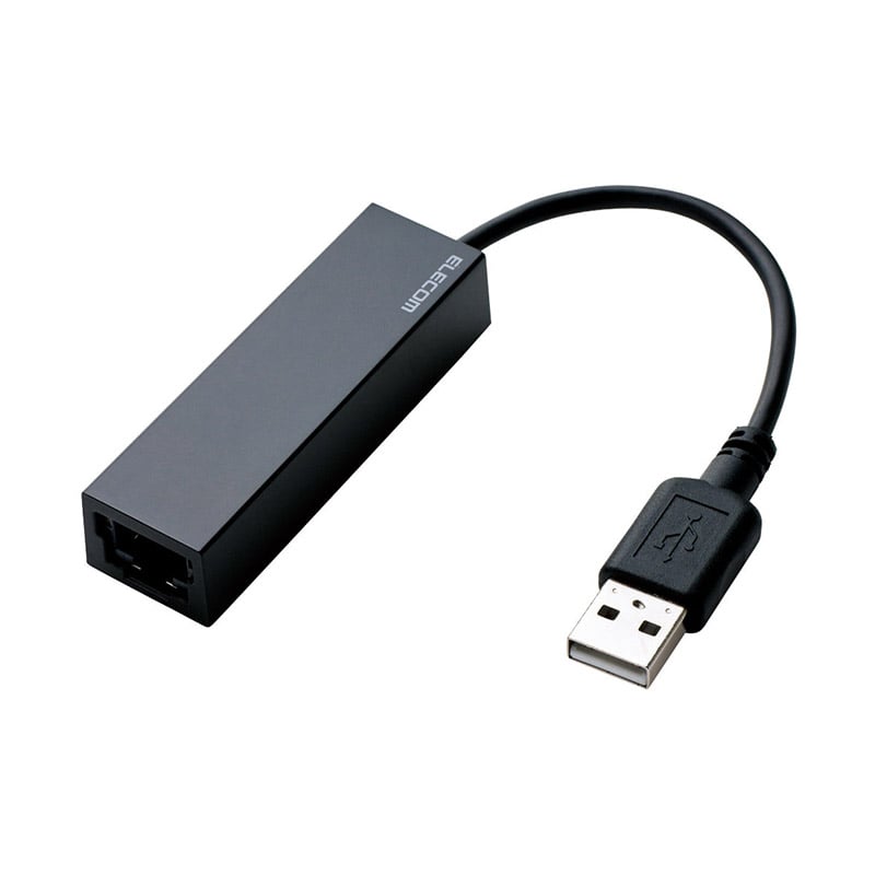 ㈱アーテックUSB2.0　LANアダプター　EDC-FUA2-B 1個（ご注文単位1個）【直送品】