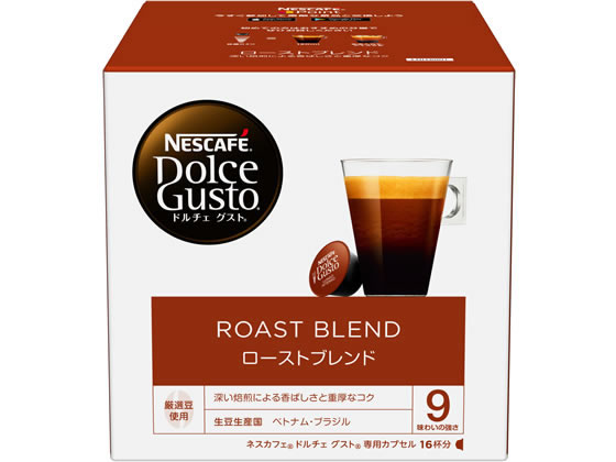 ネスレ ネスカフェ ドルチェ グスト 専用カプセル ローストブレンド 16杯分 1箱※軽（ご注文単位1箱)【直送品】