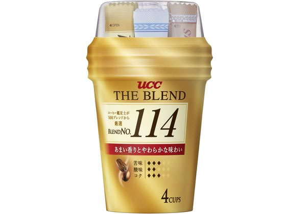 UCC カップコーヒー ザ・ブレンド 114 4P 1セット※軽（ご注文単位1セット)【直送品】