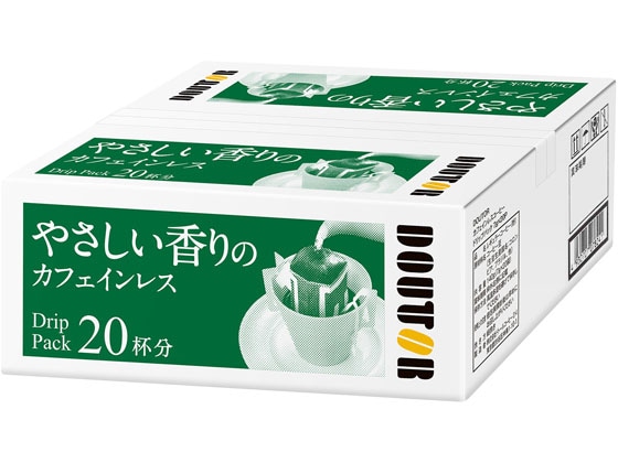 ドトールコーヒー やさしい香りのカフェインレス20杯 7824 1箱※軽（ご注文単位1箱)【直送品】