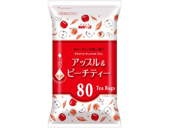 国太楼 アバンス ATアップル&ピーチティー 80P 1パック※軽（ご注文単位1パック)【直送品】